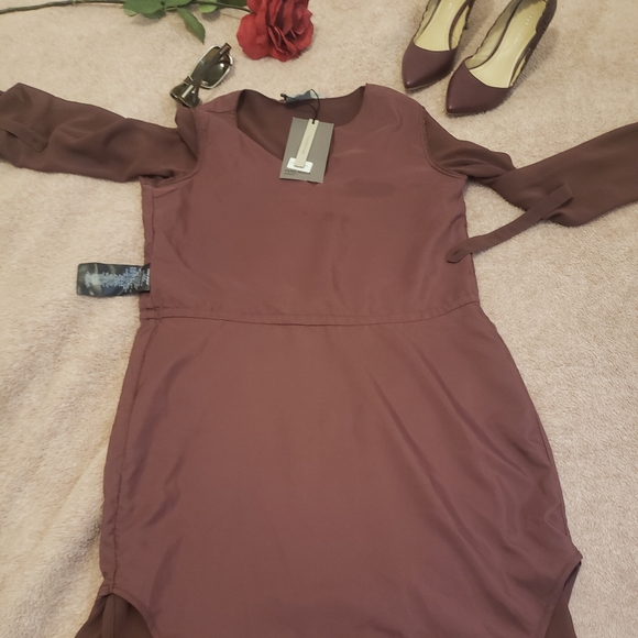 Vero Moda Decadent Chocolate Short Dress - Picture 6 of 7